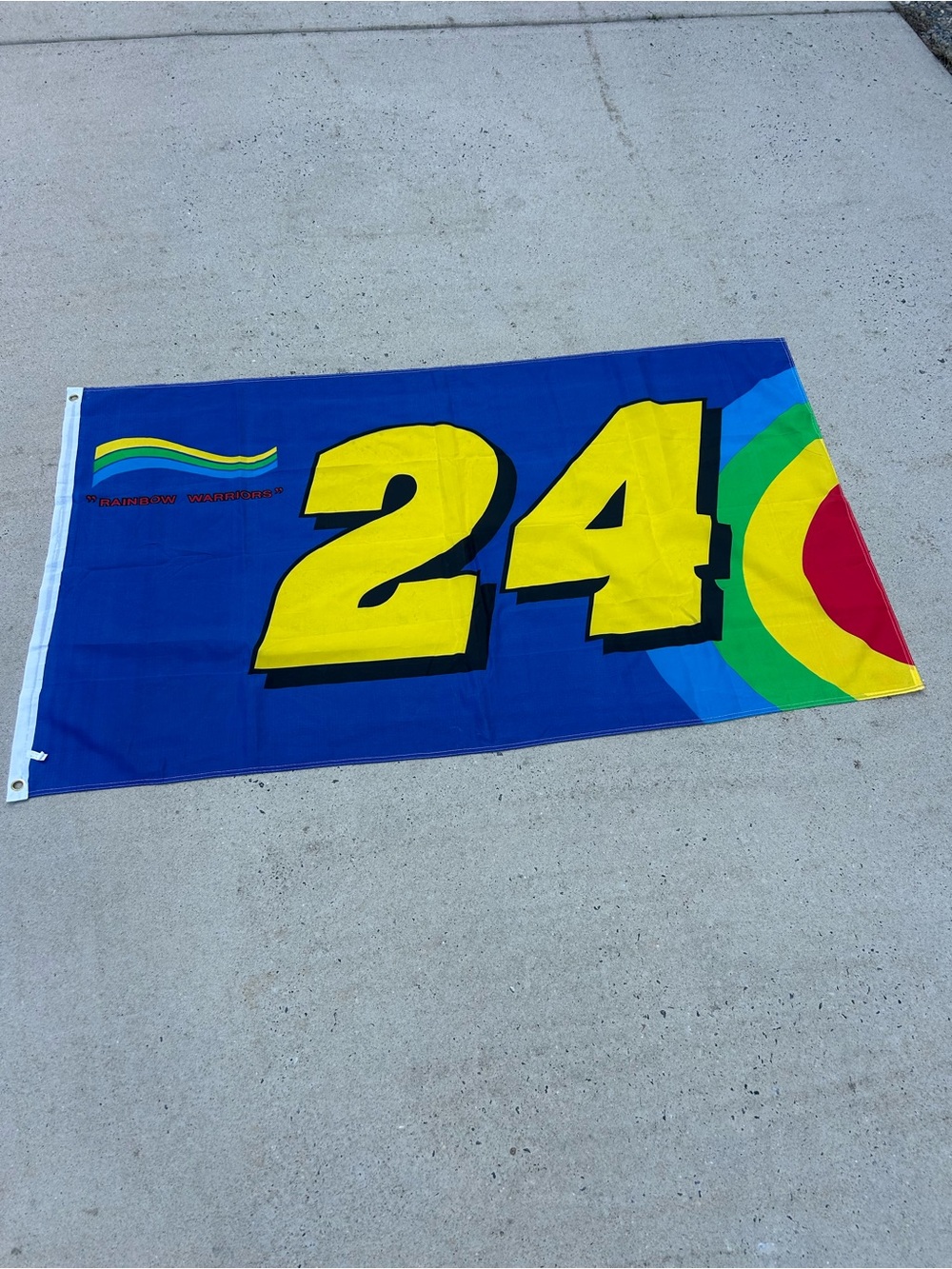Vintage 90s Y2K Jeff Gordon NASCAR Racing Flag